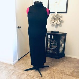 Black sweater dress by Michael Kors